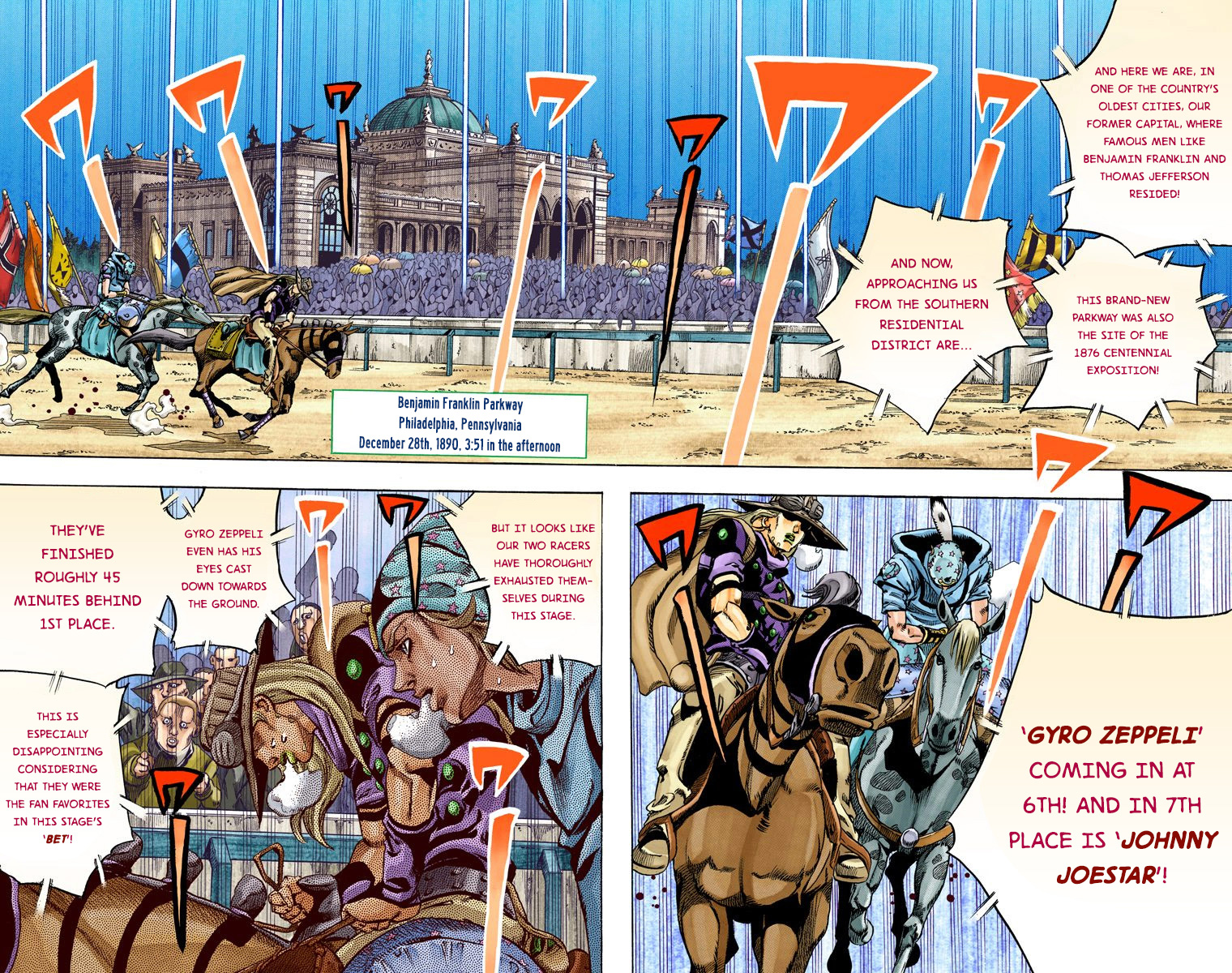 Jojo's Bizarre Adventure Part 7 - Steel Ball Run - Vol.16 Chapter 60: Both Sides Now Part 1