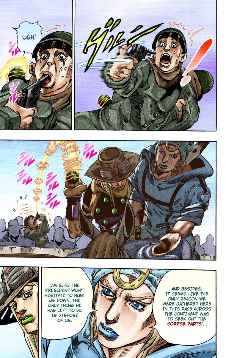 Jojo's Bizarre Adventure Part 7 - Steel Ball Run - Vol.16 Chapter 60: Both Sides Now Part 1