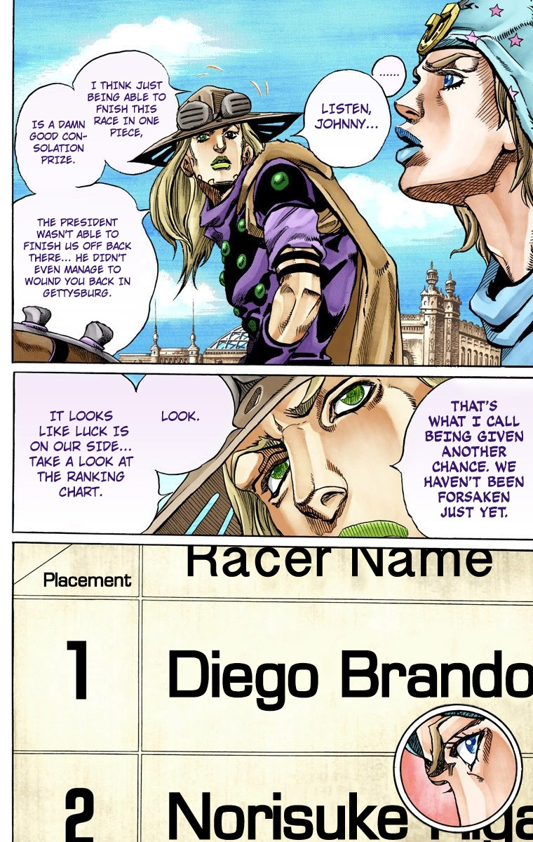 Jojo's Bizarre Adventure Part 7 - Steel Ball Run - Vol.16 Chapter 60: Both Sides Now Part 1