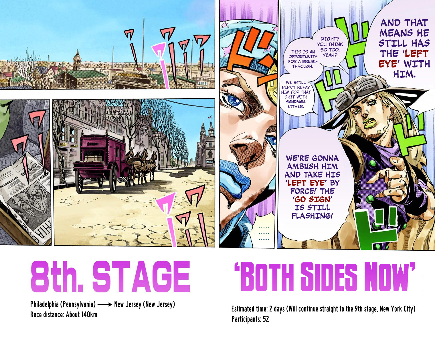 Jojo's Bizarre Adventure Part 7 - Steel Ball Run - Vol.16 Chapter 60: Both Sides Now Part 1