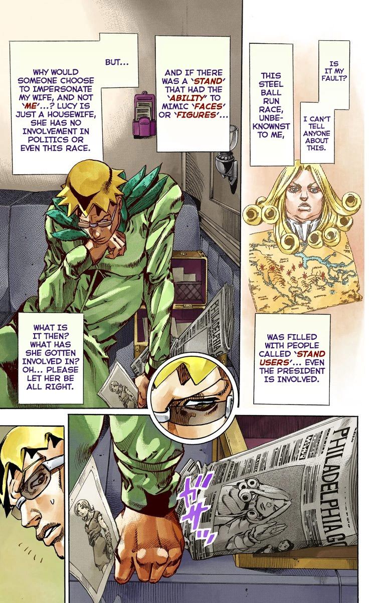 Jojo's Bizarre Adventure Part 7 - Steel Ball Run - Vol.16 Chapter 60: Both Sides Now Part 1