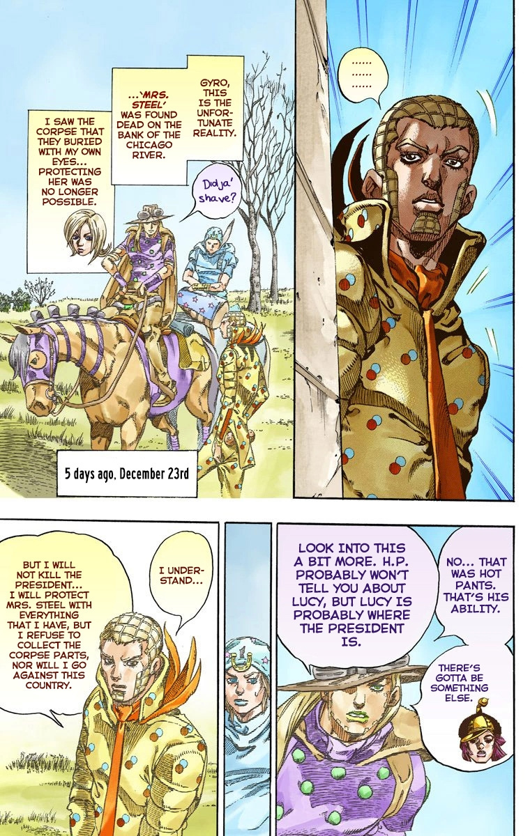 Jojo's Bizarre Adventure Part 7 - Steel Ball Run - Vol.16 Chapter 60: Both Sides Now Part 1