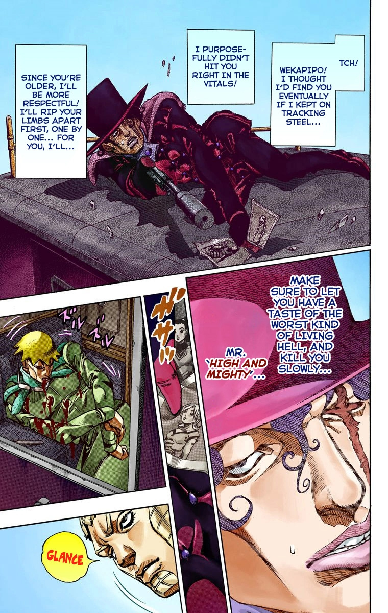 Jojo's Bizarre Adventure Part 7 - Steel Ball Run - Vol.16 Chapter 60: Both Sides Now Part 1