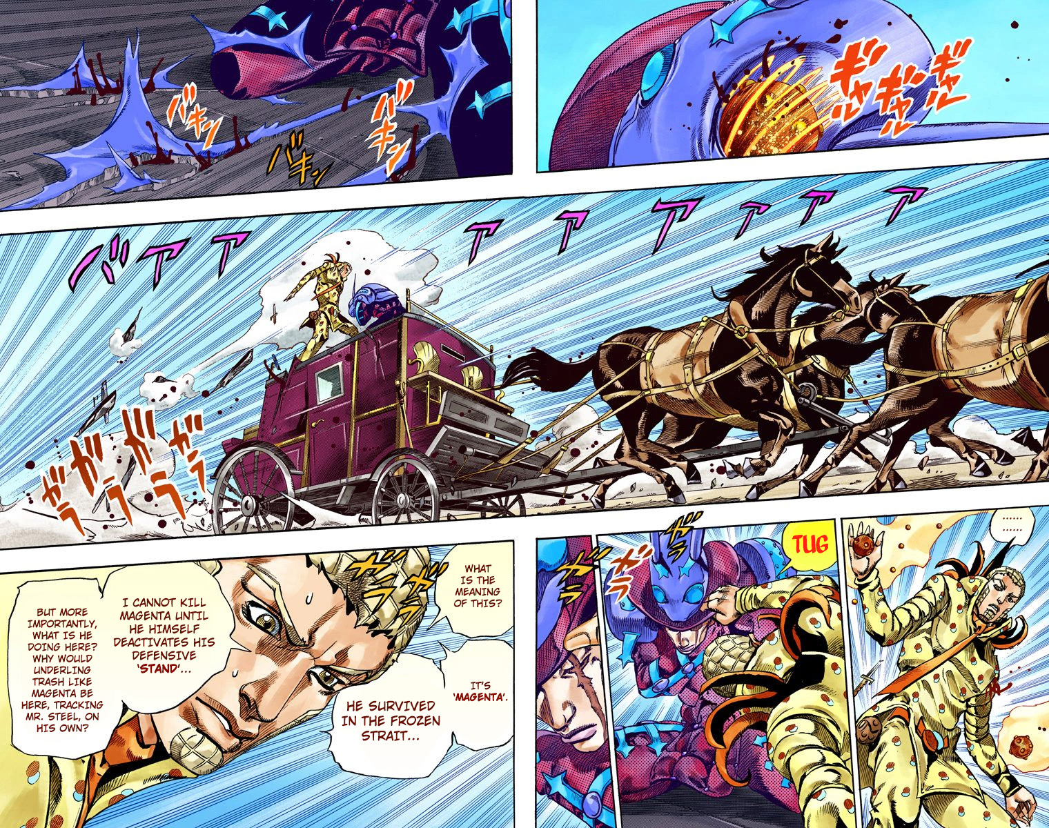 Jojo's Bizarre Adventure Part 7 - Steel Ball Run - Vol.16 Chapter 60: Both Sides Now Part 1