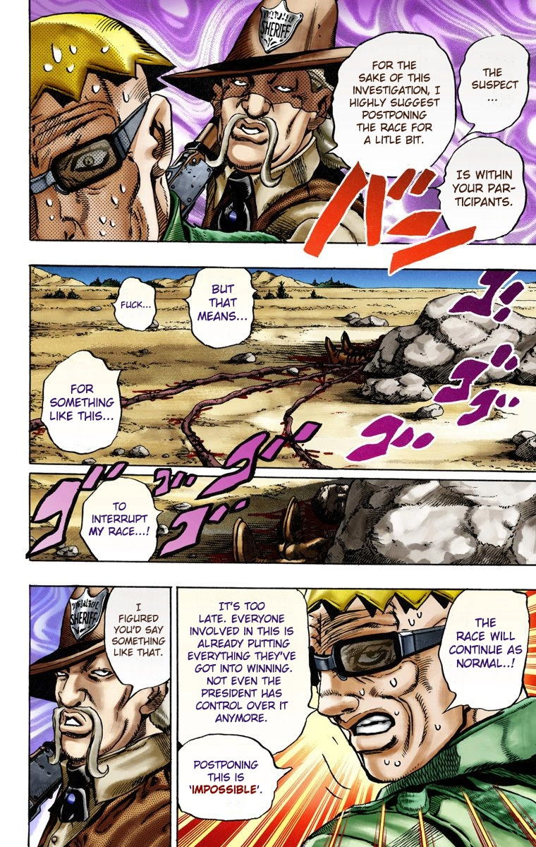 Jojo's Bizarre Adventure Part 7 - Steel Ball Run - Vol.3 Chapter 13: The Sheriff's Request To Mountain Tim