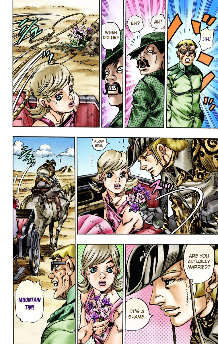 Jojo's Bizarre Adventure Part 7 - Steel Ball Run - Vol.3 Chapter 13: The Sheriff's Request To Mountain Tim