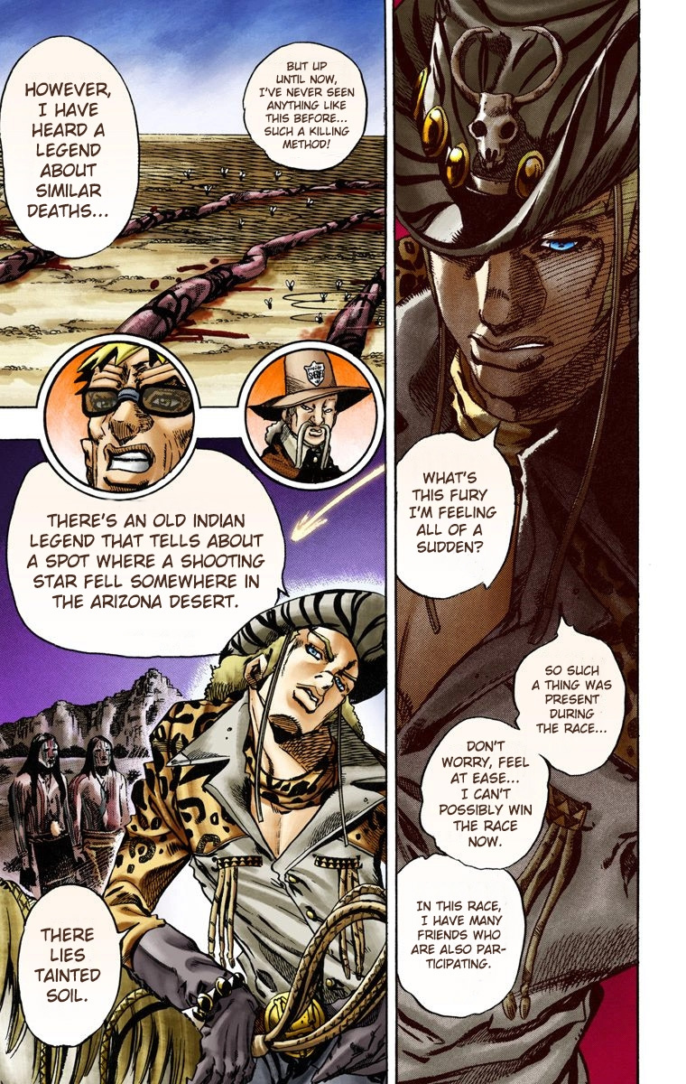 Jojo's Bizarre Adventure Part 7 - Steel Ball Run - Vol.3 Chapter 13: The Sheriff's Request To Mountain Tim