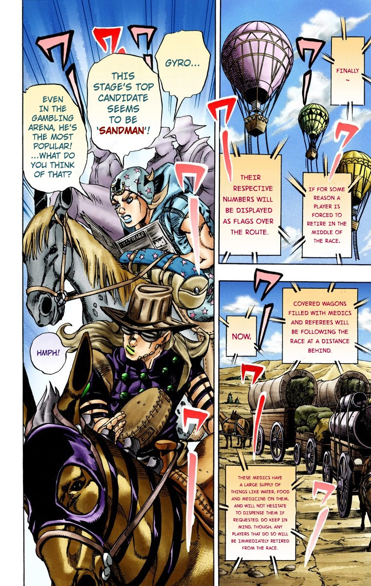 Jojo's Bizarre Adventure Part 7 - Steel Ball Run - Vol.3 Chapter 13: The Sheriff's Request To Mountain Tim