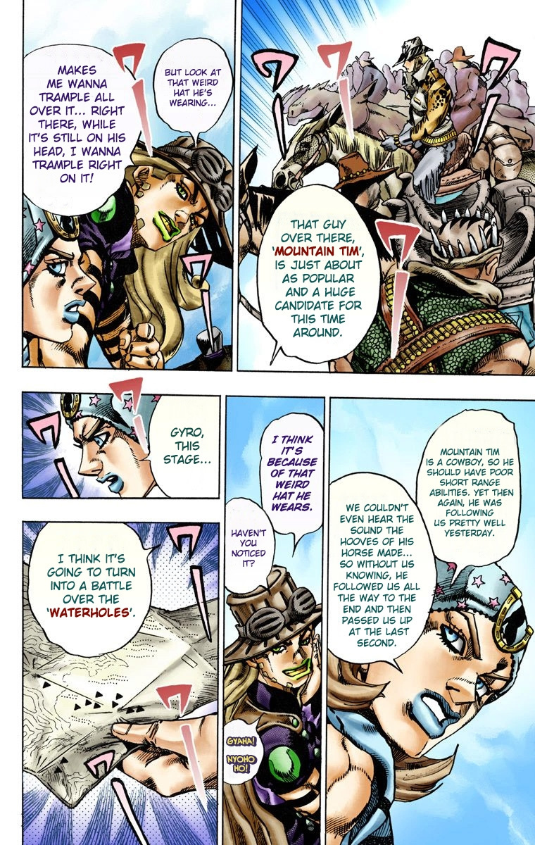 Jojo's Bizarre Adventure Part 7 - Steel Ball Run - Vol.3 Chapter 13: The Sheriff's Request To Mountain Tim