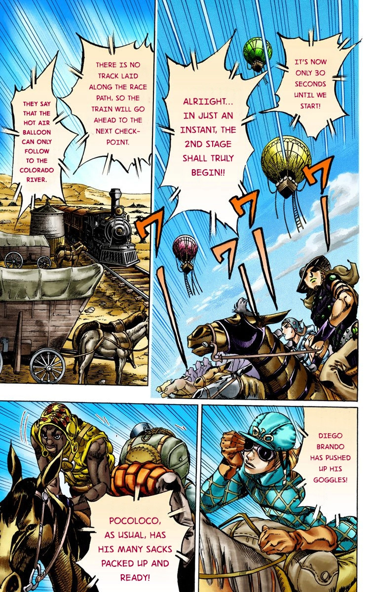 Jojo's Bizarre Adventure Part 7 - Steel Ball Run - Vol.3 Chapter 13: The Sheriff's Request To Mountain Tim