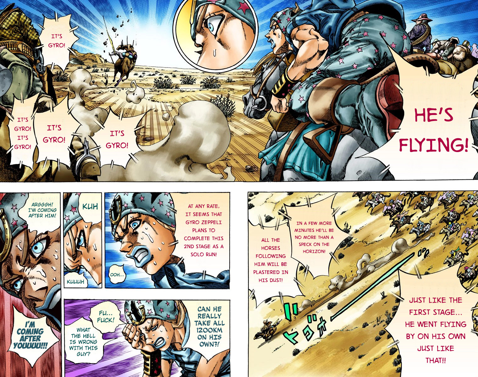 Jojo's Bizarre Adventure Part 7 - Steel Ball Run - Vol.3 Chapter 13: The Sheriff's Request To Mountain Tim