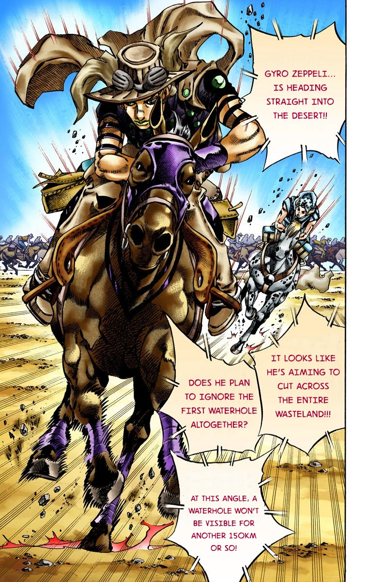 Jojo's Bizarre Adventure Part 7 - Steel Ball Run - Vol.3 Chapter 13: The Sheriff's Request To Mountain Tim