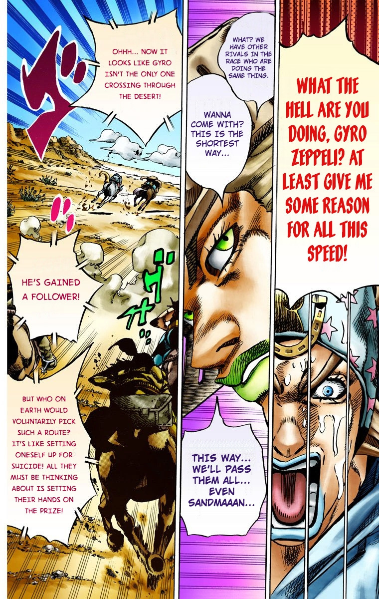 Jojo's Bizarre Adventure Part 7 - Steel Ball Run - Vol.3 Chapter 13: The Sheriff's Request To Mountain Tim