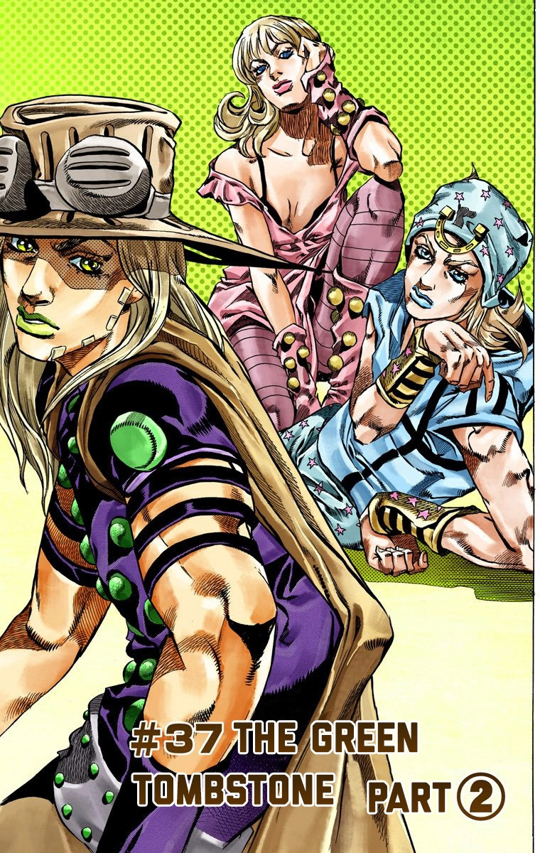 Jojo's Bizarre Adventure Part 7 - Steel Ball Run - Vol.9 Chapter 37: The Green Tombstone Part 2