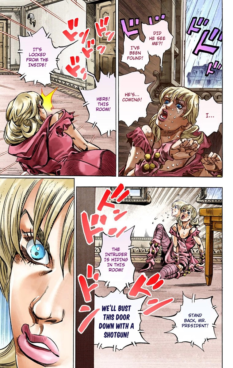 Jojo's Bizarre Adventure Part 7 - Steel Ball Run - Vol.9 Chapter 37: The Green Tombstone Part 2