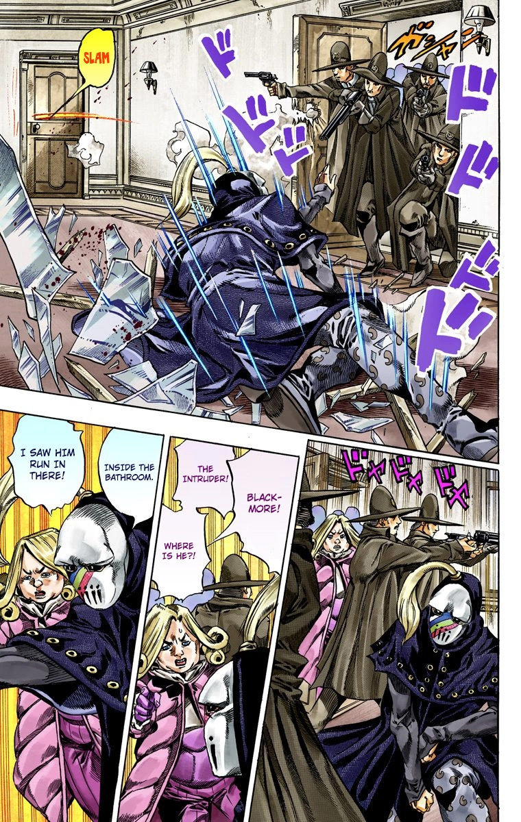 Jojo's Bizarre Adventure Part 7 - Steel Ball Run - Vol.9 Chapter 37: The Green Tombstone Part 2