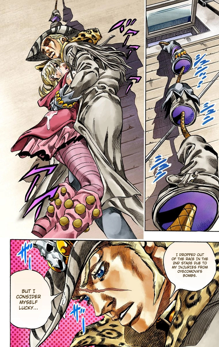 Jojo's Bizarre Adventure Part 7 - Steel Ball Run - Vol.9 Chapter 37: The Green Tombstone Part 2