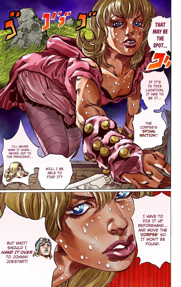 Jojo's Bizarre Adventure Part 7 - Steel Ball Run - Vol.9 Chapter 37: The Green Tombstone Part 2