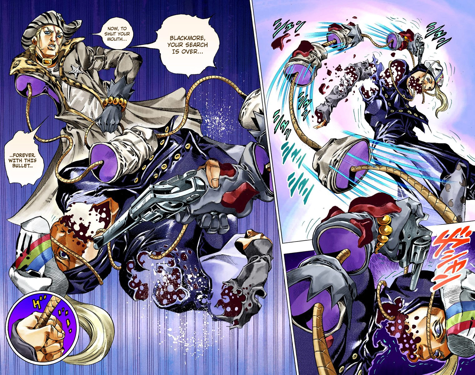 Jojo's Bizarre Adventure Part 7 - Steel Ball Run - Vol.9 Chapter 37: The Green Tombstone Part 2