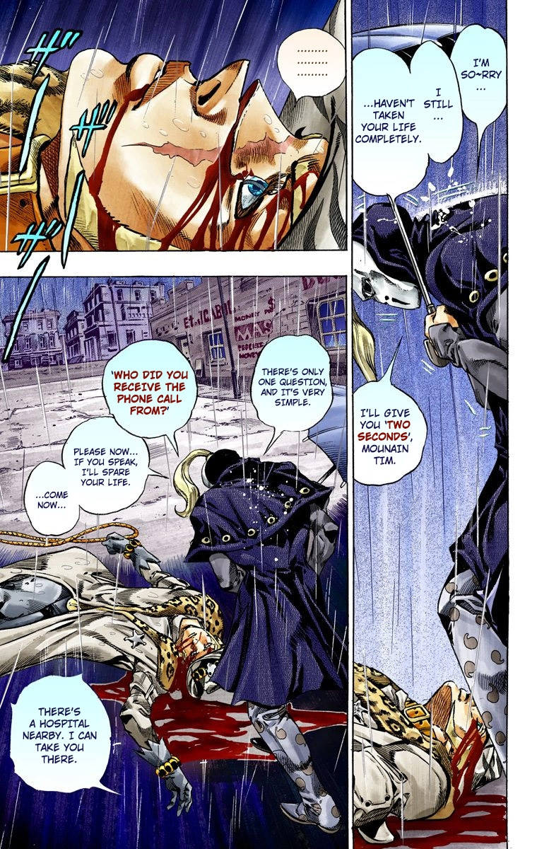 Jojo's Bizarre Adventure Part 7 - Steel Ball Run - Vol.9 Chapter 37: The Green Tombstone Part 2