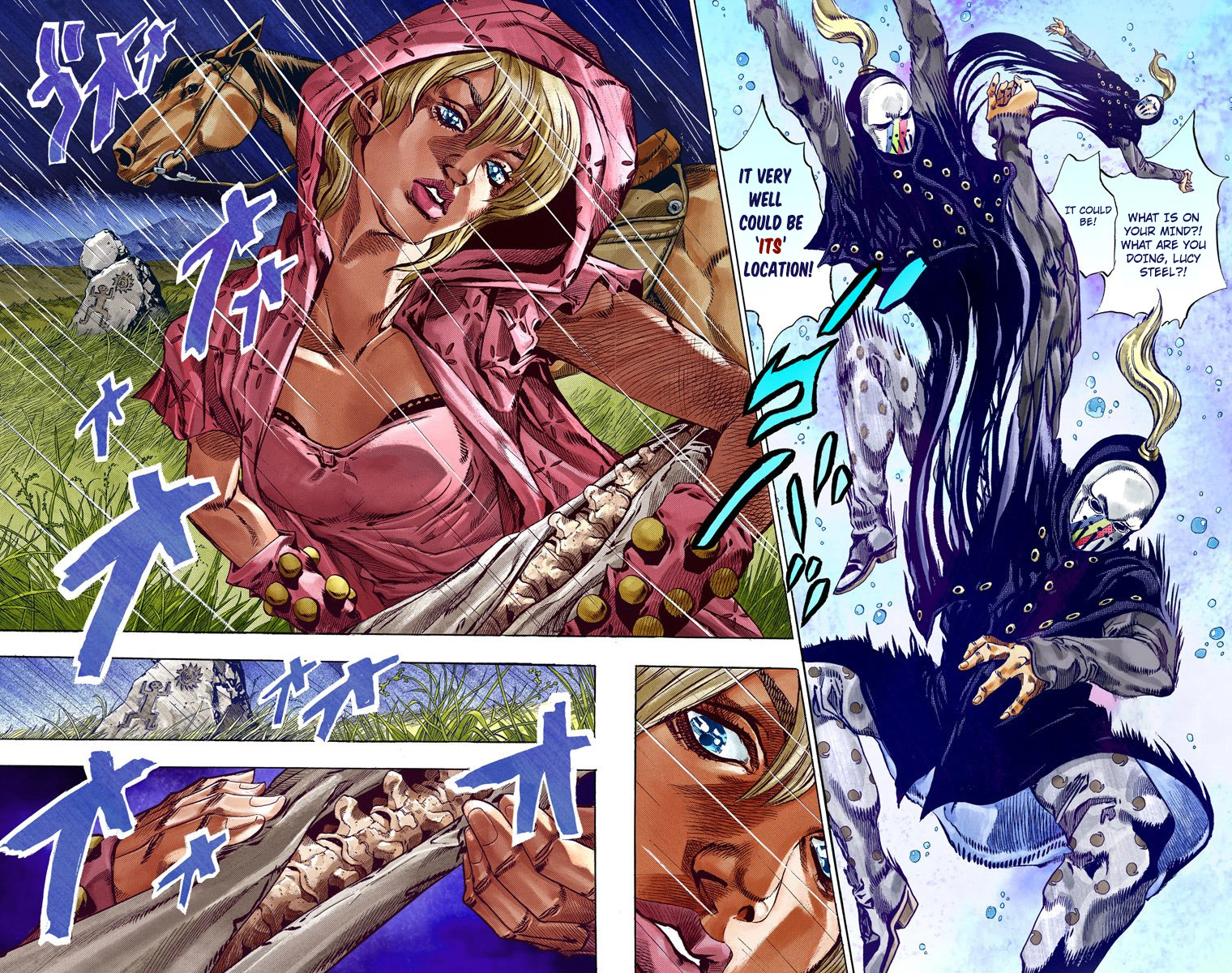 Jojo's Bizarre Adventure Part 7 - Steel Ball Run - Vol.9 Chapter 37: The Green Tombstone Part 2