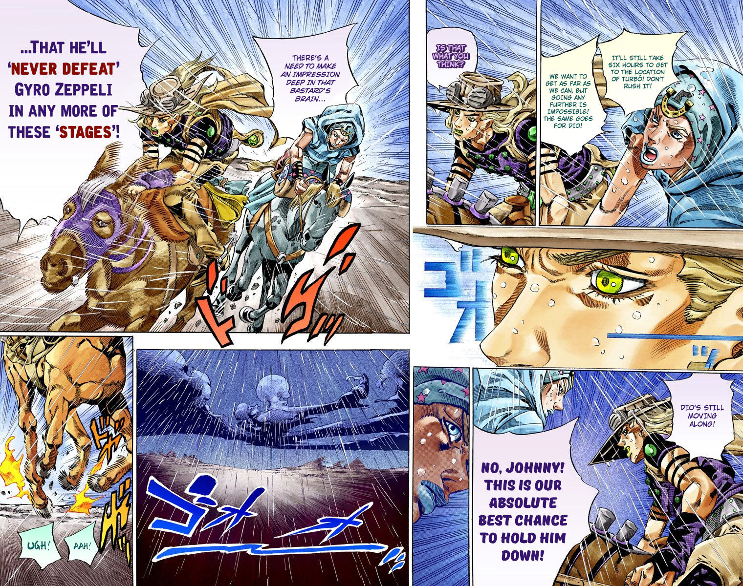 Jojo's Bizarre Adventure Part 7 - Steel Ball Run - Vol.9 Chapter 37: The Green Tombstone Part 2