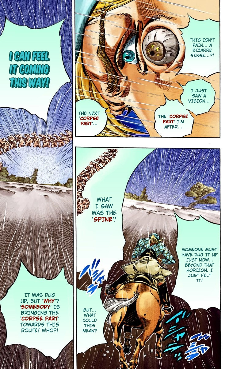 Jojo's Bizarre Adventure Part 7 - Steel Ball Run - Vol.9 Chapter 37: The Green Tombstone Part 2