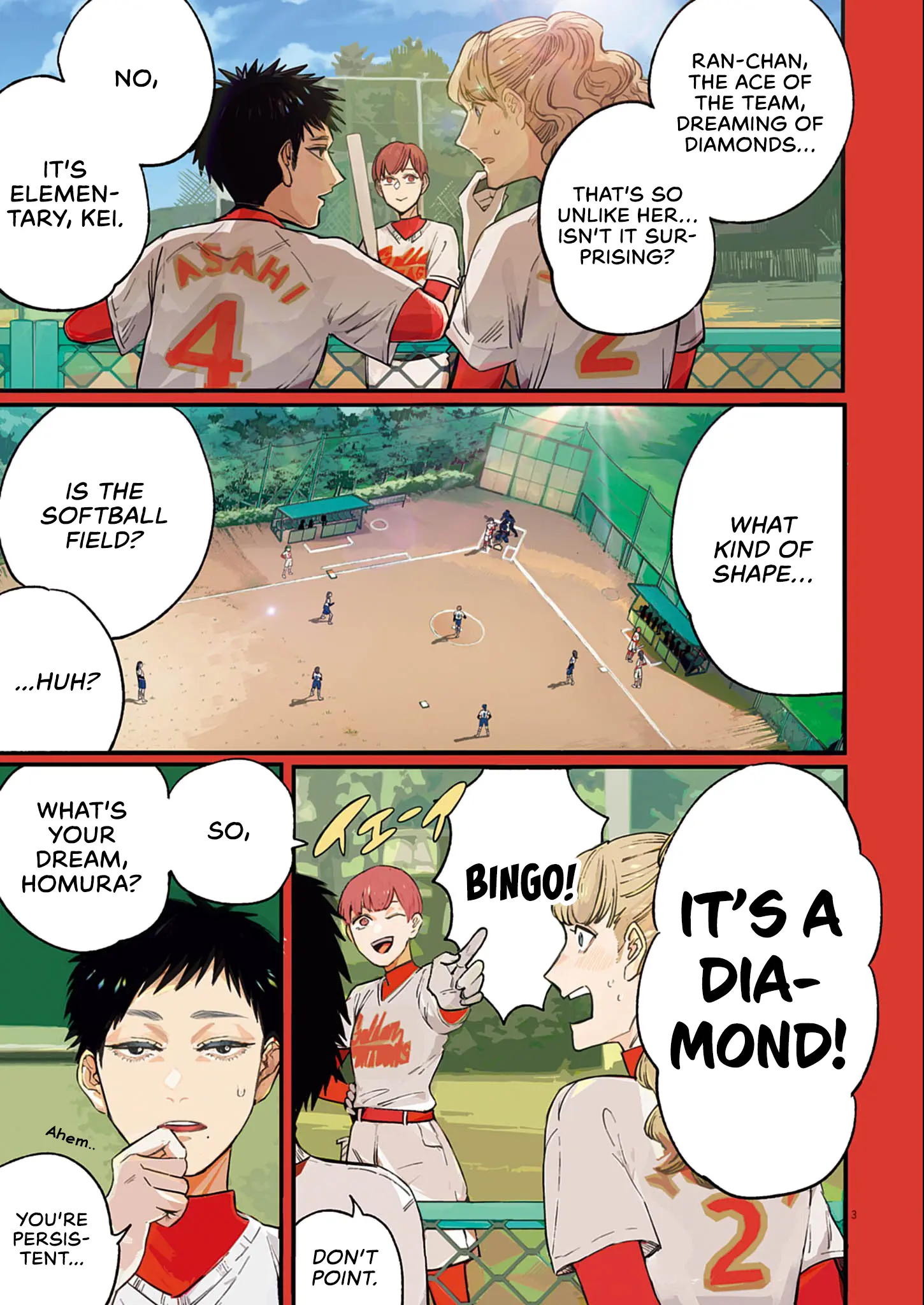 Sayonara Diamond - Chapter 1: Play Ball!