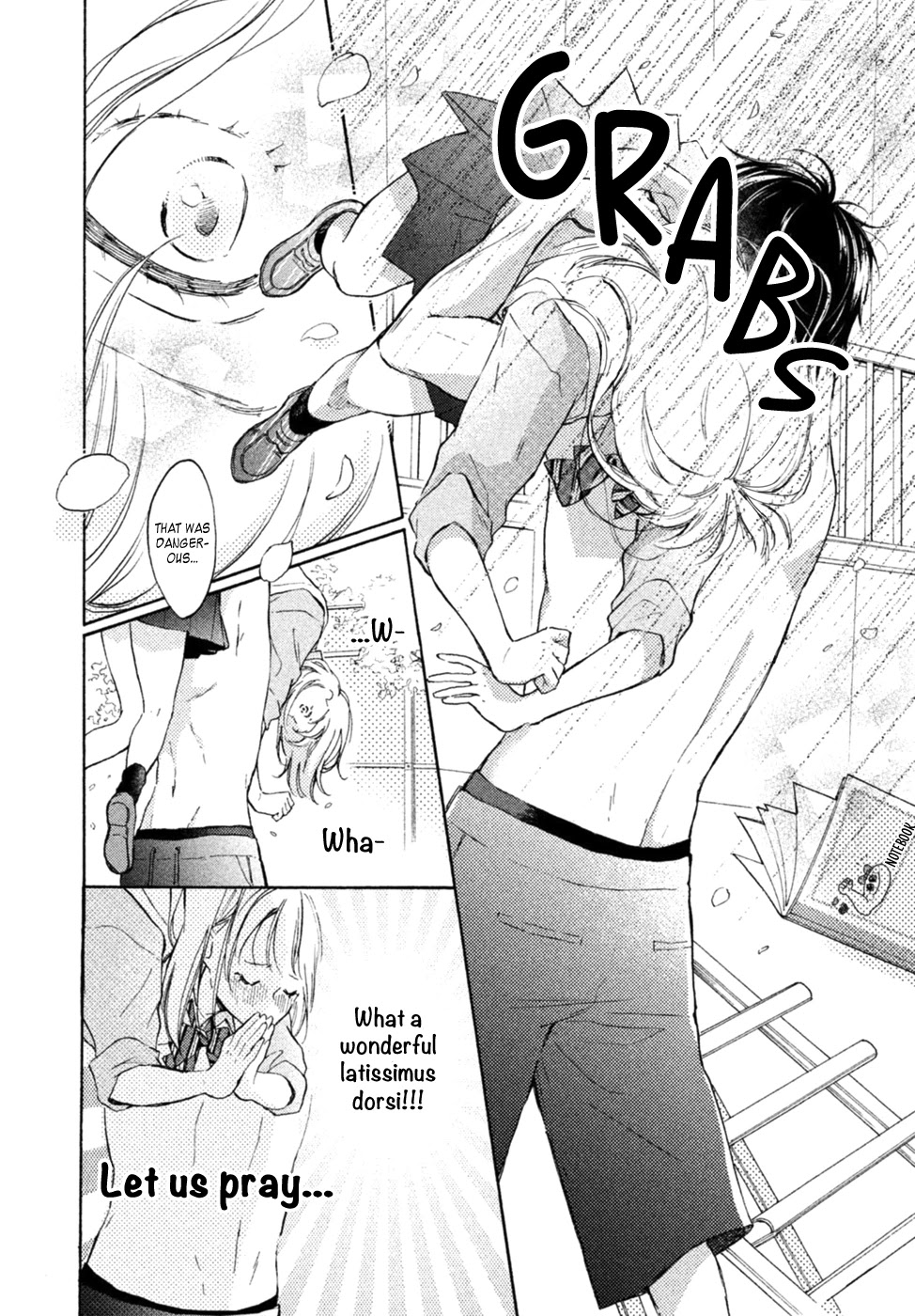 Natsume-Senpai Ni Semarareru Hibi - Chapter 1: Muscle Idiot