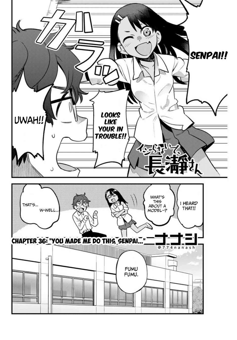 Please Don't Bully Me, Nagatoro - Vol.5 Chapter 36: You Made Me Do This, Senpai