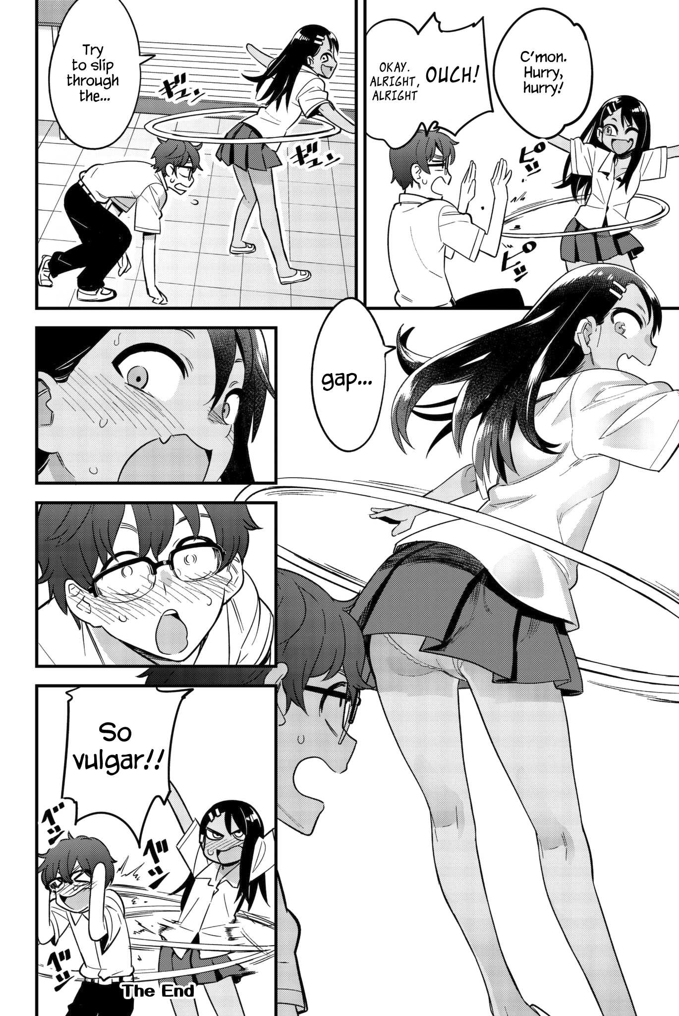 Please Don't Bully Me, Nagatoro - Vol.3 Chapter 23.1: Omake 1: How's It Going, Senpai!! Check Out My Hula Hoop!!