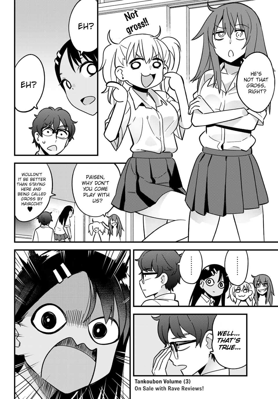 Please Don't Bully Me, Nagatoro - Vol.3 Chapter 23.4: Omake 3: You're Totally Gross, Senpai~