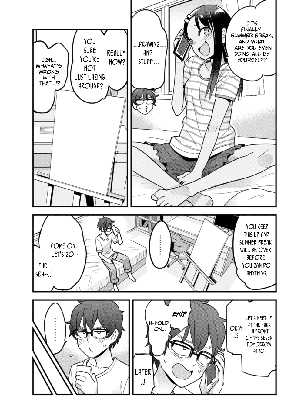 Please Don't Bully Me, Nagatoro - Vol.3 Chapter 22: Senpai! Let's Go To The Sea~!!