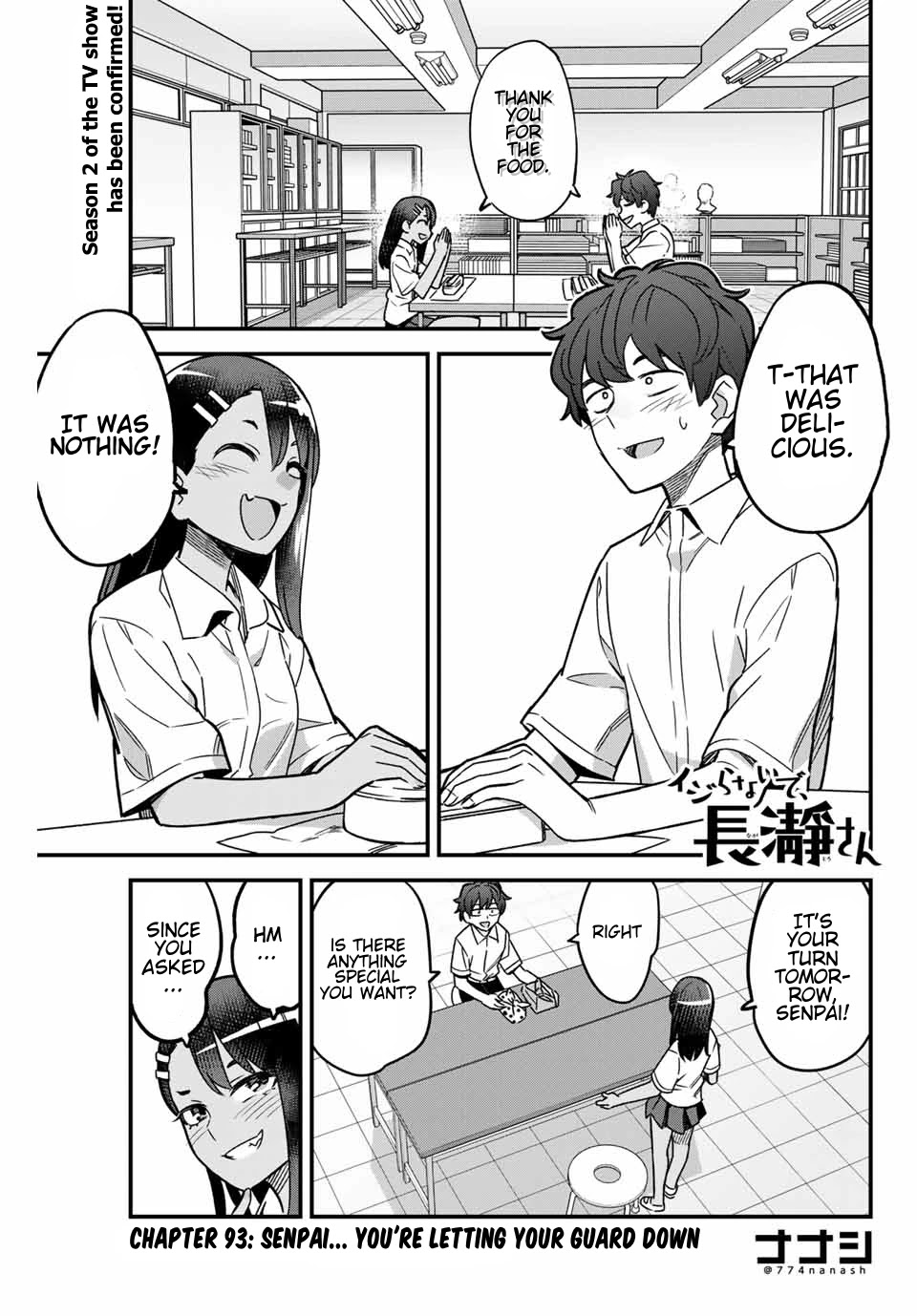 Please Don't Bully Me, Nagatoro - Chapter 93: Senpai... You're Letting Your Guard Down