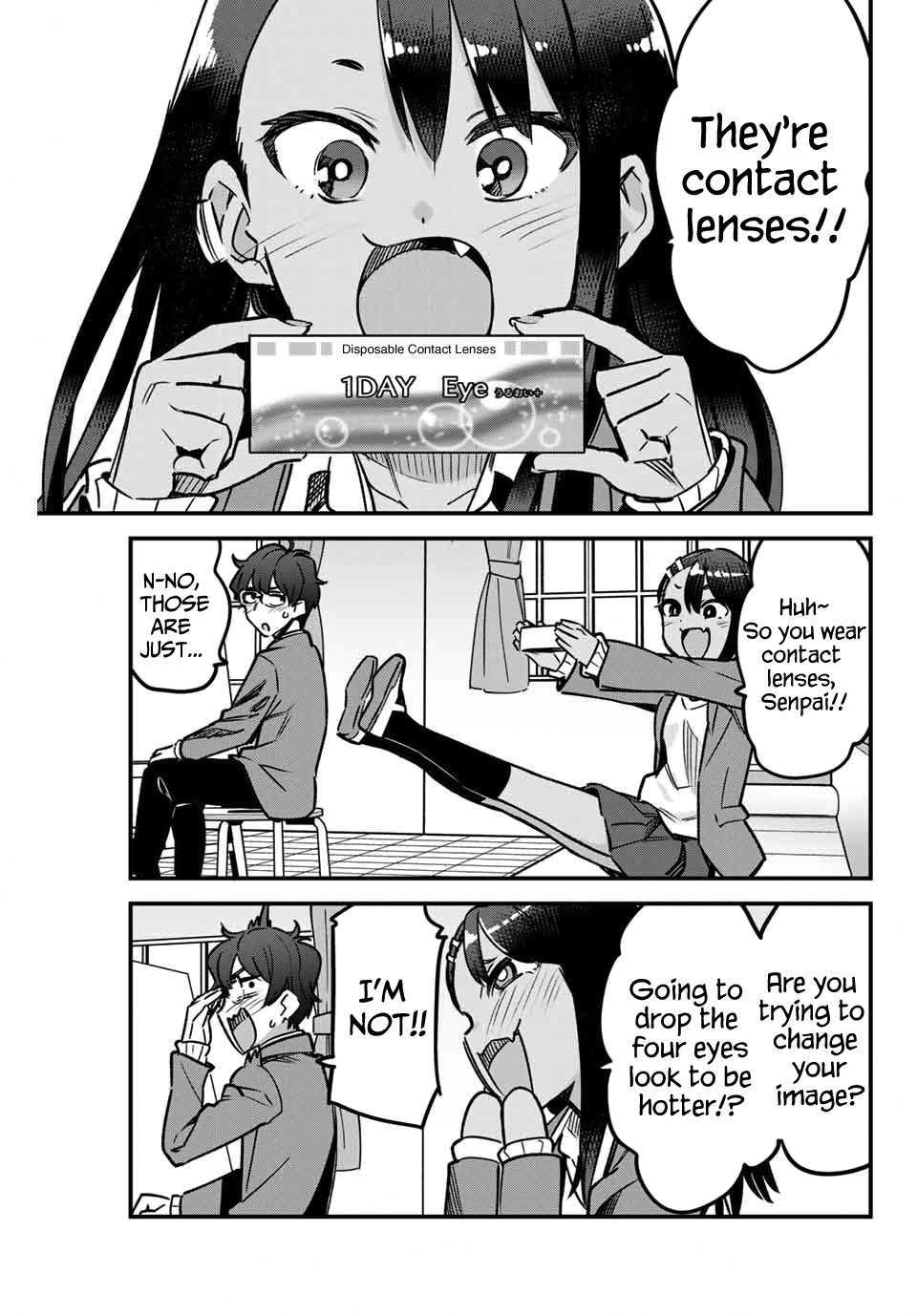 Please Don't Bully Me, Nagatoro - Chapter 73: So You Wear Contact Lenses, Senpai!!