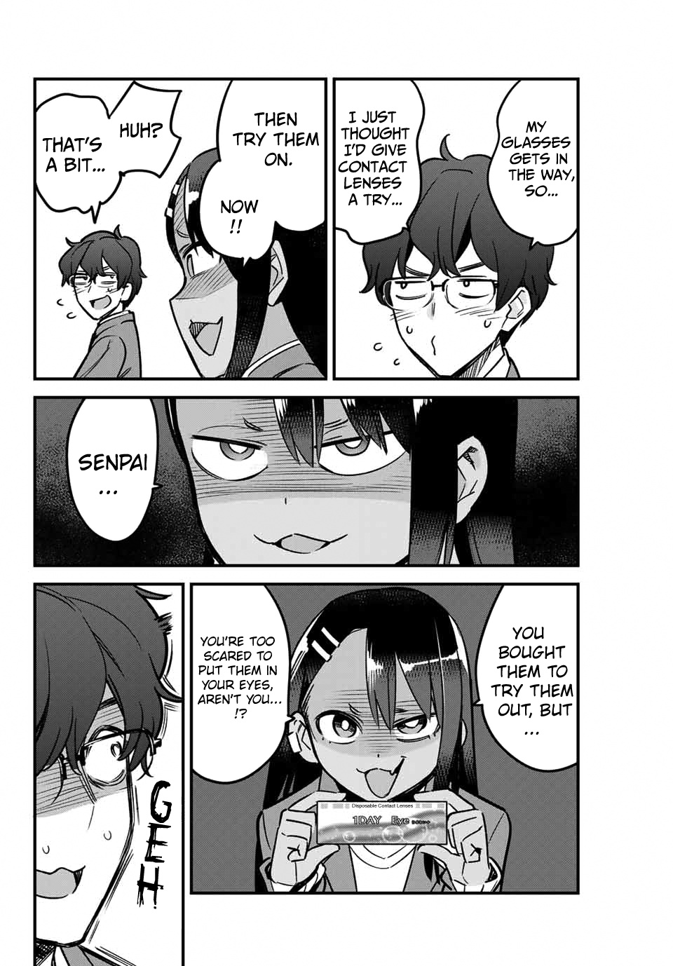 Please Don't Bully Me, Nagatoro - Chapter 73: So You Wear Contact Lenses, Senpai!!