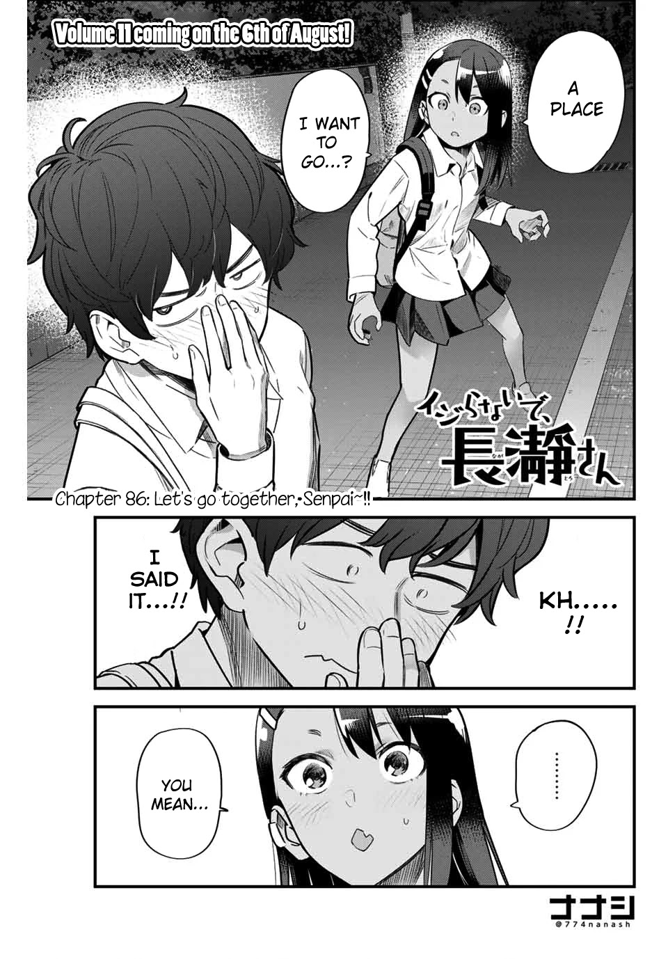 Please Don't Bully Me, Nagatoro - Chapter 86