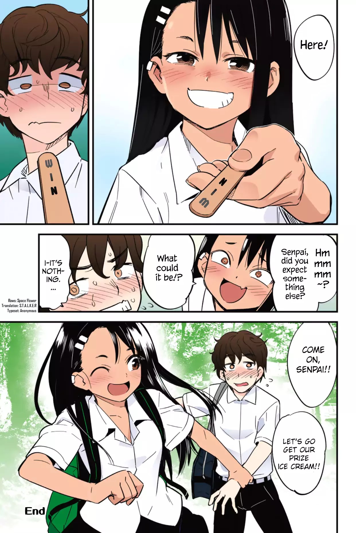 Please Don't Bully Me, Nagatoro - Vol.2 Chapter 14.3: Colored : Don't You Want To Do It Too, Senpai?