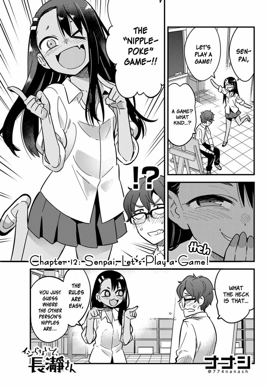 Please Don't Bully Me, Nagatoro - Vol.2 Chapter 12: Senpai, Let's Play A Game!