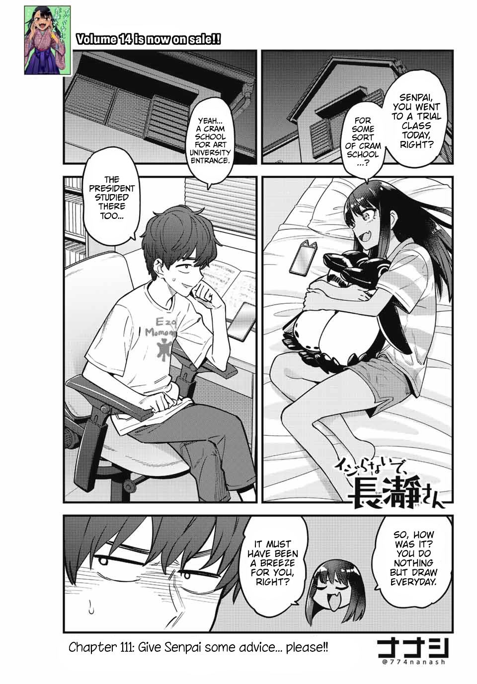 Please Don't Bully Me, Nagatoro - Chapter 111: Give Senpai Some Advice... Please!!