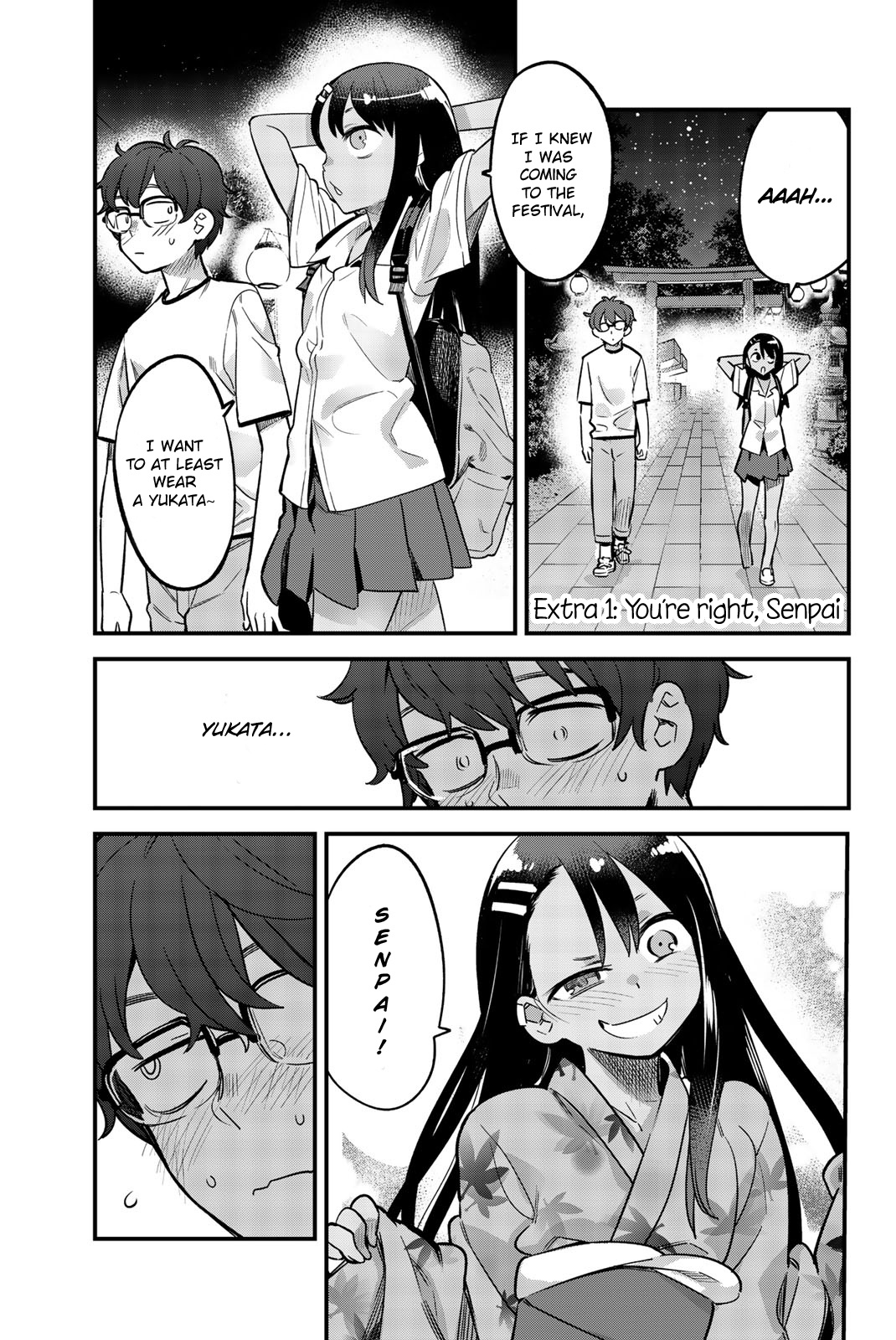 Please Don't Bully Me, Nagatoro - Vol.4 Chapter 30.5: Omake 1, 2 + Extra