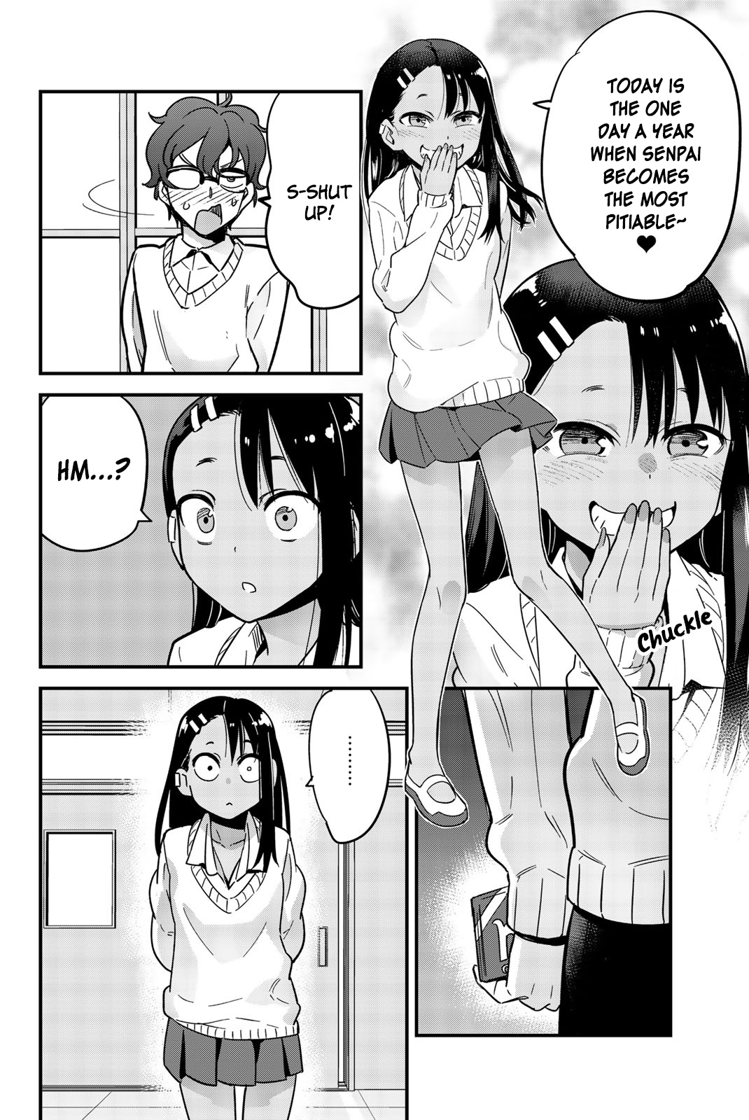 Please Don't Bully Me, Nagatoro - Vol.1 Chapter 8.1: Omake 1: Senpai, Who Gave You Chocolate...?