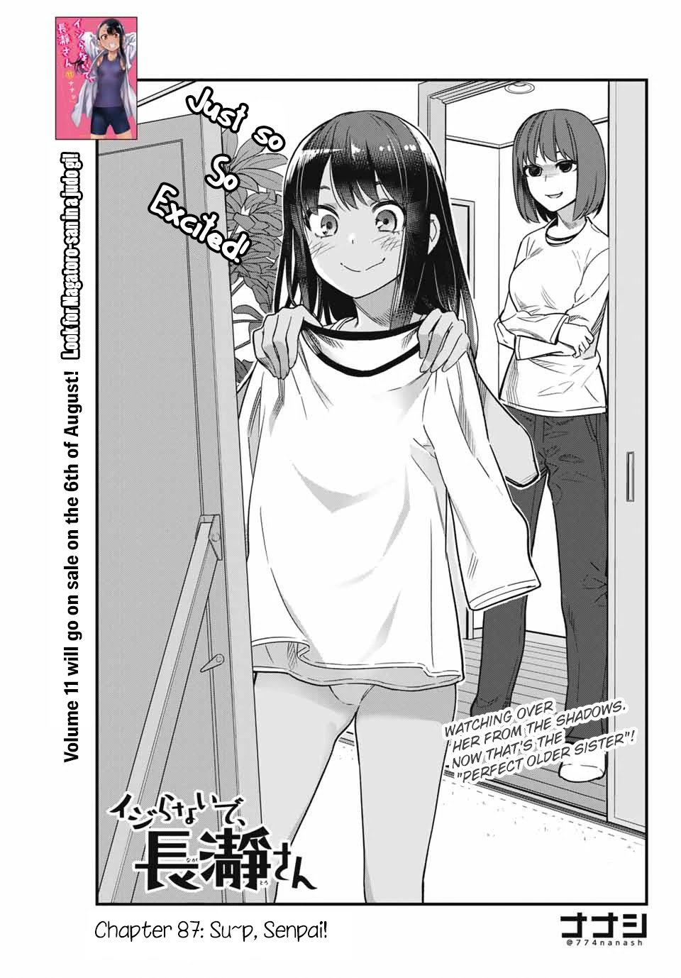 Please Don't Bully Me, Nagatoro - Chapter 87: Su~P Senpai