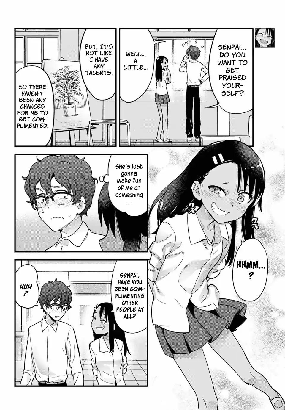 Please Don't Bully Me, Nagatoro - Vol.2 Chapter 10.1: Senpai, Praise Me