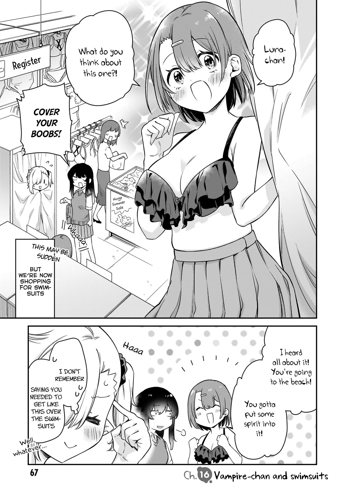 Vampire-Chan Can't Suck Properly - Chapter 16: Vampire-Chan And Swimsuits