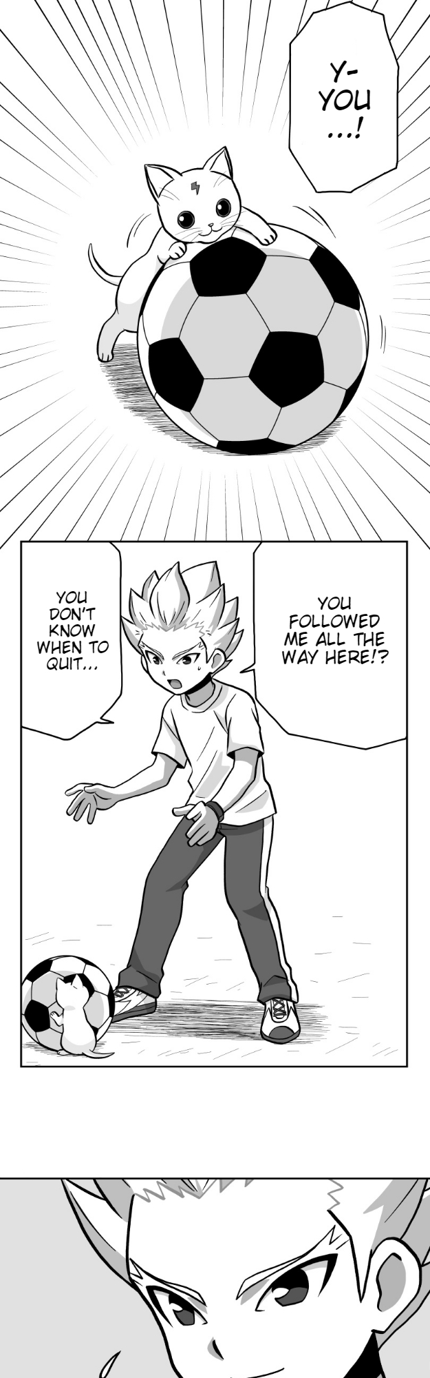 Honosuto! ~Gouenji No Hitorigoto~ - Chapter 14: Kitten And Gouenji 1