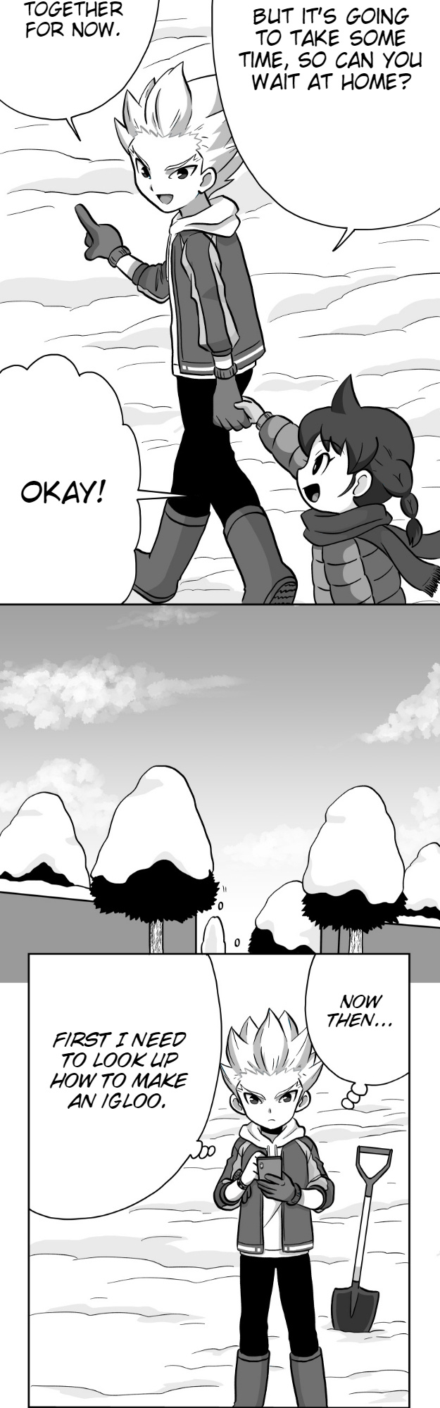 Honosuto! ~Gouenji No Hitorigoto~ - Chapter 19: Snow Day And Gouenji