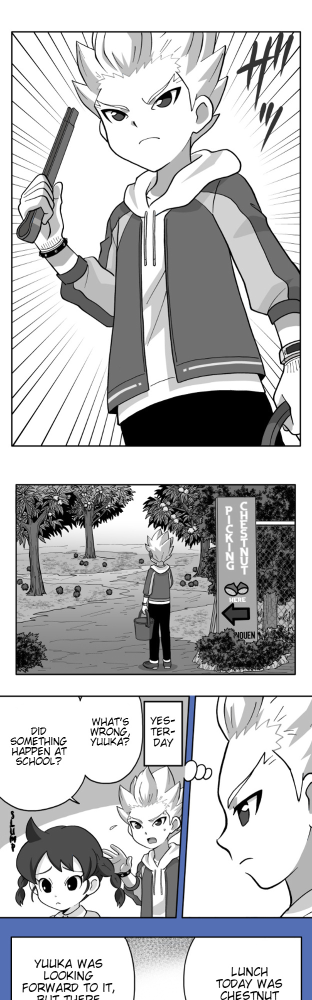 Honosuto! ~Gouenji No Hitorigoto~ - Chapter 50: Chestnut Picking And Gouenji