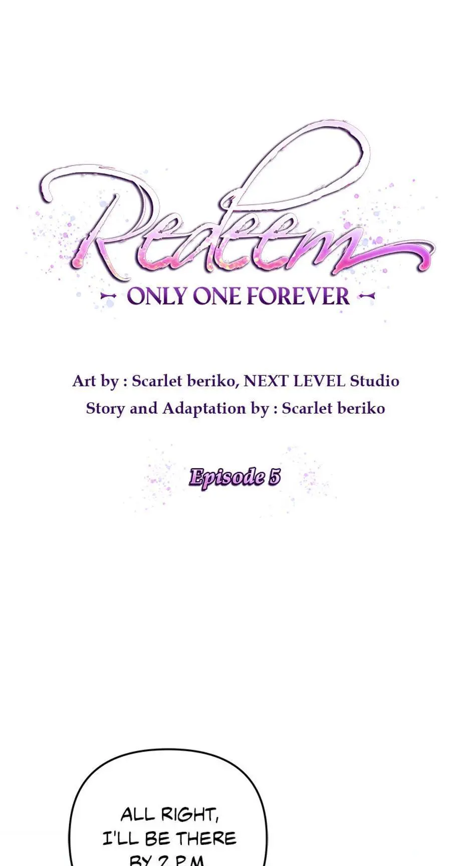 Redeem: Only One Forever - Chapter 5