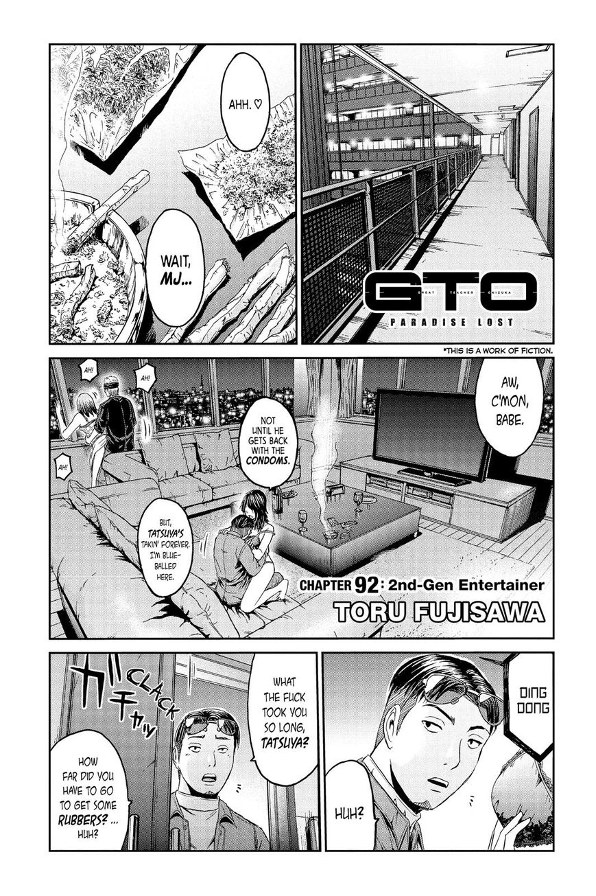 Gto - Paradise Lost - Chapter 92 : 2Nd-Gen Entertainer